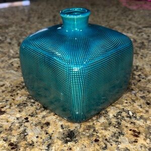 Threshold Turquoise Square Vase